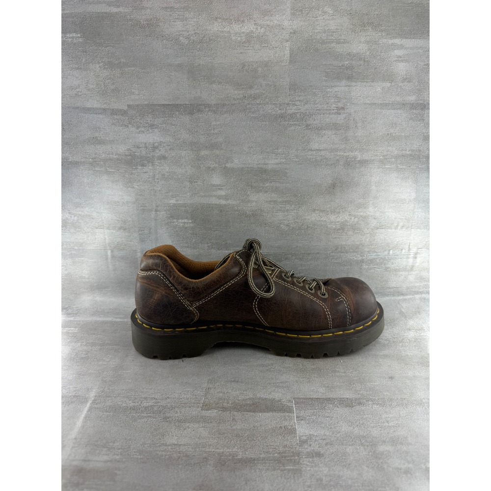 Dr Martens 10940 Brown Leather Lace Up Lug Sole Oxford Shoes Men Sz 10 - Picture 8 of 11